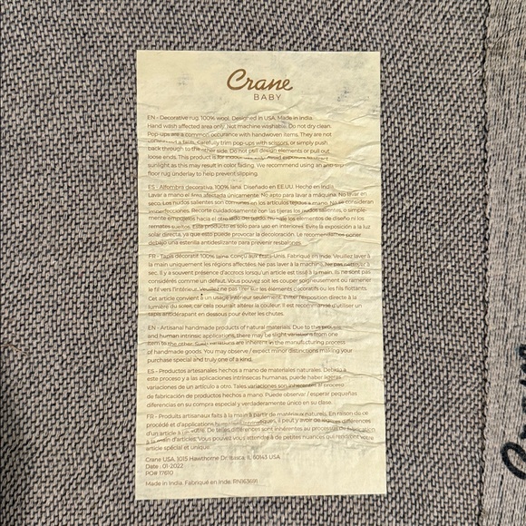 Crane Baby Leopard Rug - Picture 4 of 6